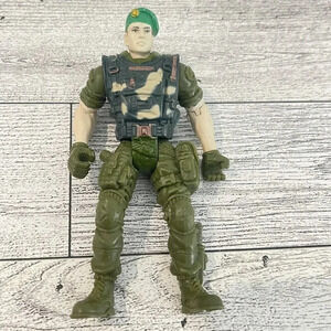 Chap Mei Army Man Military Action Figure 3.75" Soldier Green Beret read desc